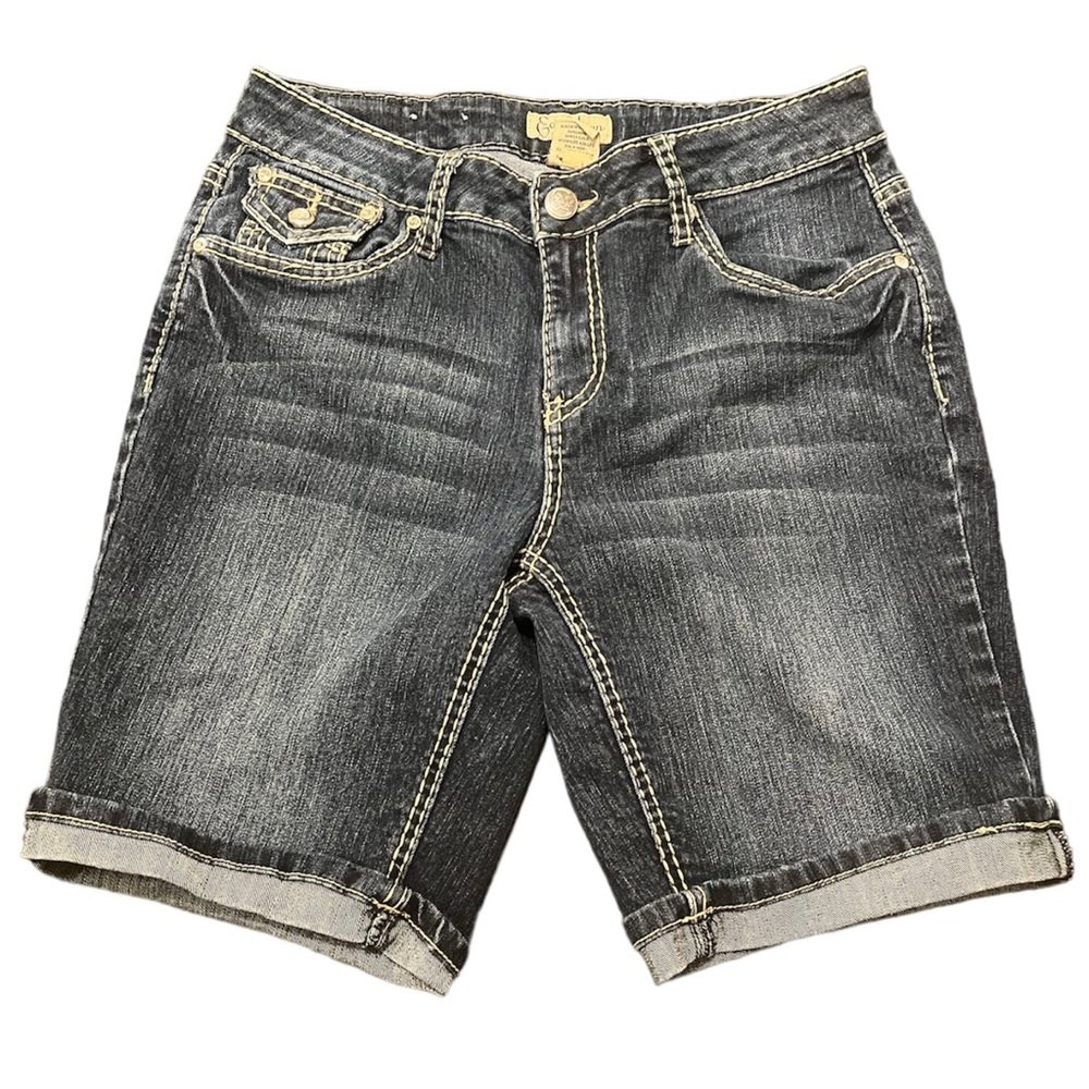Y2K Women’s Earl Jean High Rise Dark Wash Shorts